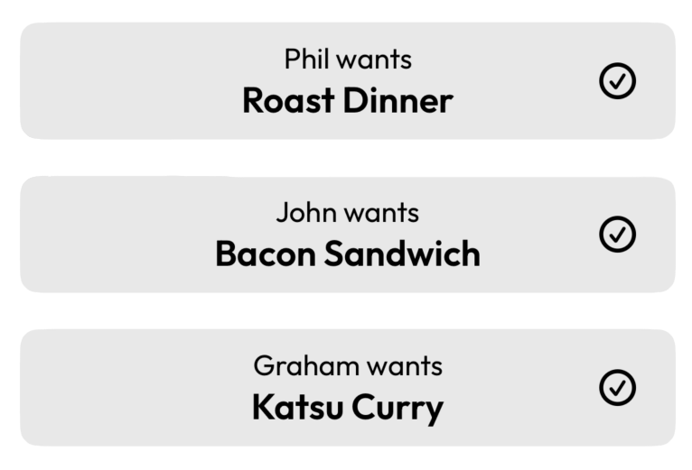 family feasts meal poll results