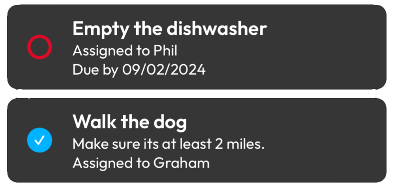 family feast to do list